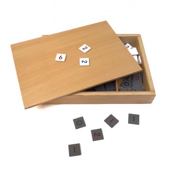 Tombolini dei numeri bianchi e grigi 2